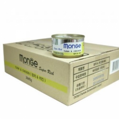몽이(monGe)참치＋치킨95g1박스(24개)