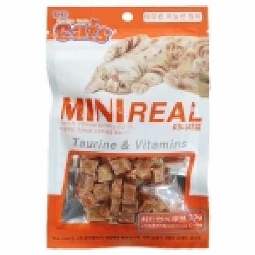 더캣츠 미니리얼 70g(치킨연어큐브)