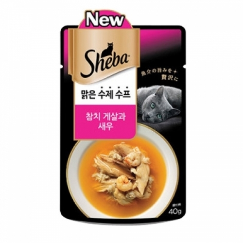 쉬바 맑은 수제 수프 40g(참치 게살과 새우)