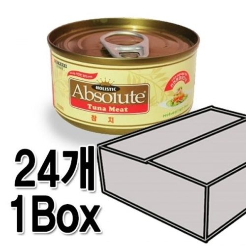앱솔루트 고양이캔 80g 참치 24개 1박스