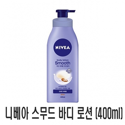 니베아 스무드 바디 로션 400ml 1개 로션 기초 화장품 바디 로션 에멀젼