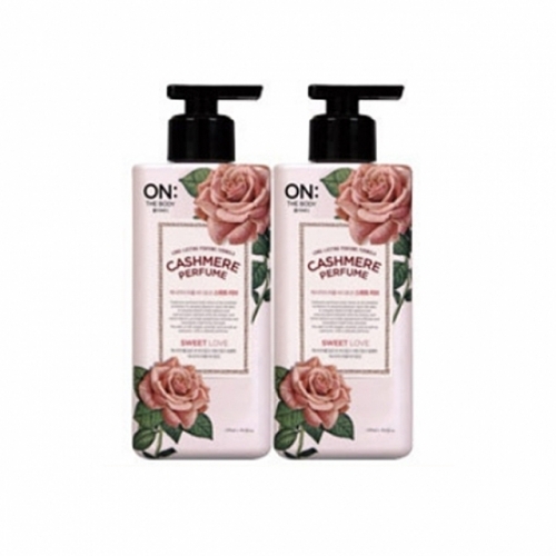 (LG생활건강)온더바디 퍼퓸 스위트러브 바디로션 400ml x 2개