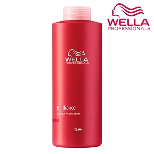 웰라 프로페셔널 브릴리언스 삼푸 1000ml 펌프 포함