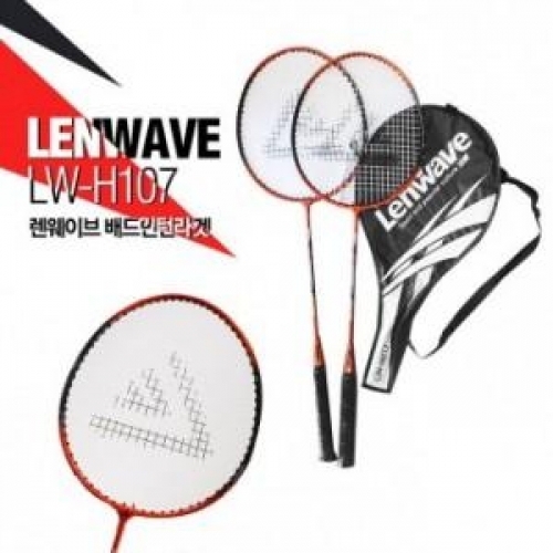 런웨이브 LW-107 배드민턴 라켓 2개 가방세트