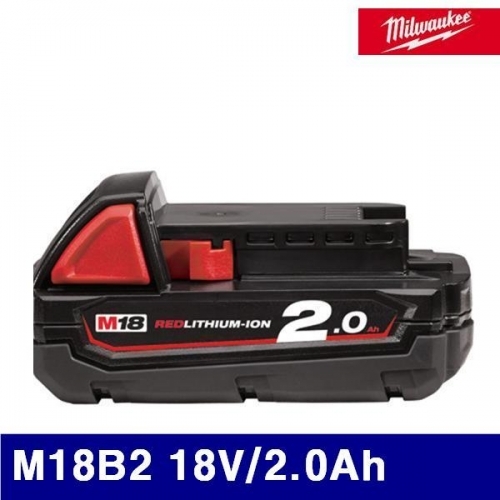 밀워키 5630903 배터리-리튬 M18B2 18V/2.0Ah (1EA)