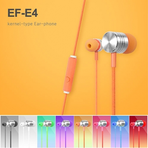 아이폰6 갤럭시A7호환 알루미늄 트랙 하우징 패브릭케이블 스마트폰 컨트롤톡 이어폰 EF-E4