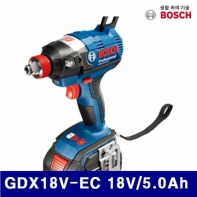 보쉬 5066481 충전임팩트드라이버렌치-브러시리스 GDX18V-EC 18V/5.0Ah (1EA)
