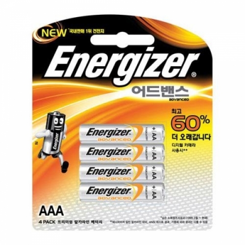 에너자이저)어드밴스건전지(AAA-B4) M820149