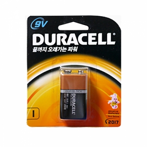 듀라셀 사각9V(10알) 알카라인건전지