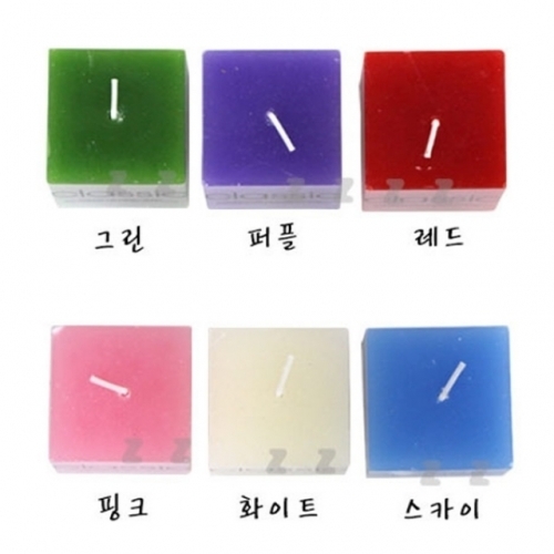 태극 사각 클래식 컬러 향초 대사이즈