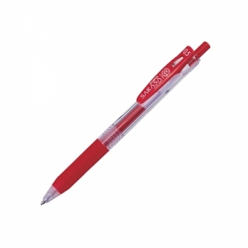 제브라)사라사클립펜(0.5mm 적) 중성펜