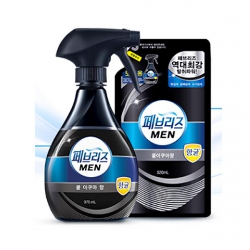 페브리즈맨 5대냄새 쿨아쿠아향 본품1리필1개