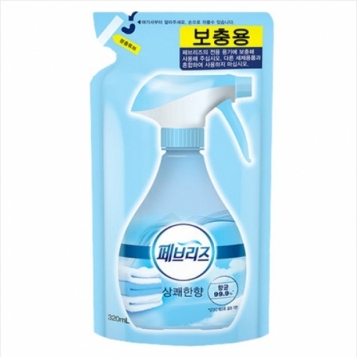 피앤지 페브리즈 섬유탈취제 상쾌한 리필 320ml