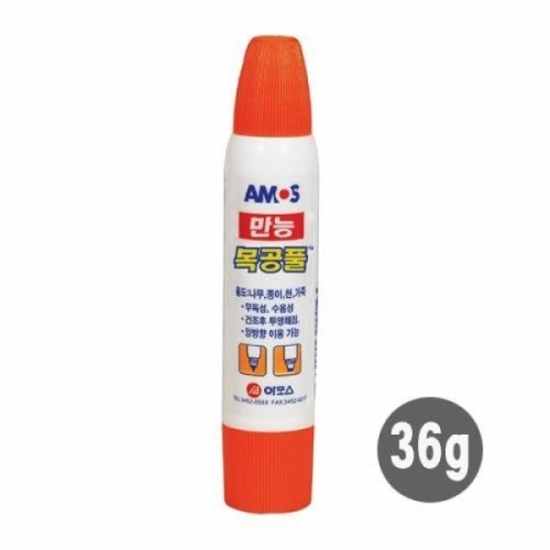 아모스)만능 목공풀(36g)-박스(216개입)