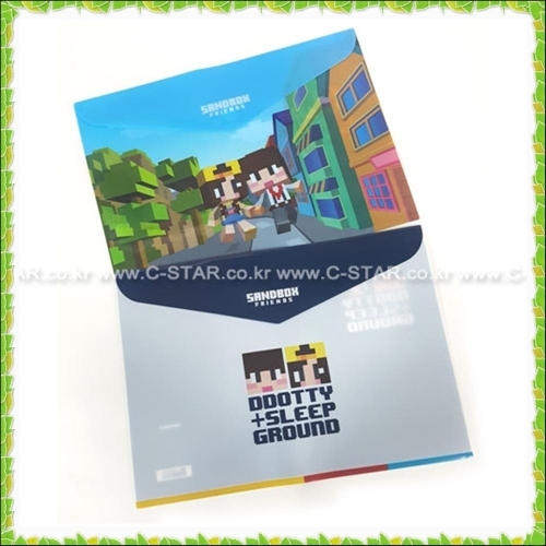 샌드박스 도티 잠뜰 가로 봉투화일(랜덤발송)