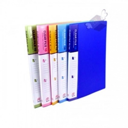 클리어 화일 A4 10Pockets／ 클리어화일 클리어화일10매 A4클리어화일 레
