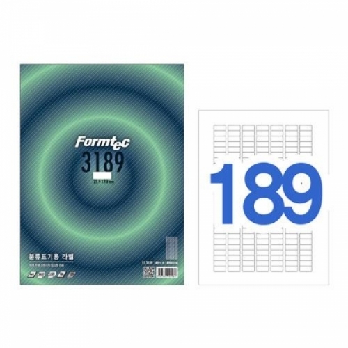 폼텍)바코드용라벨(LS-3189_100매)