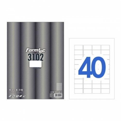 폼텍)바코드용라벨(LQ-3102_20매)