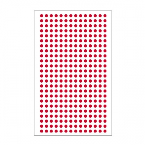 세모네모 원형 스티커 지름3mm 6매X20개입 333