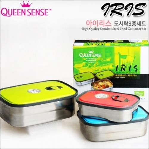 퀸센스 아이리스 스텐도시락3종세트(대_중_소)세트