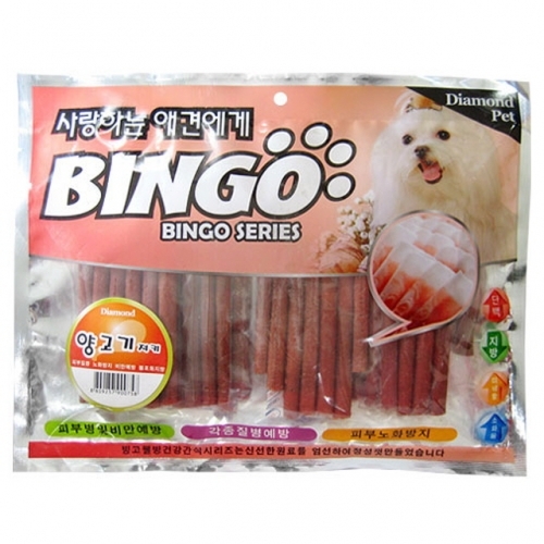 (10개묶음)빙고 양고기 져키 400g