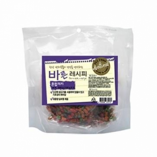 바른레시피 혼합져키 (500g 100gx5)