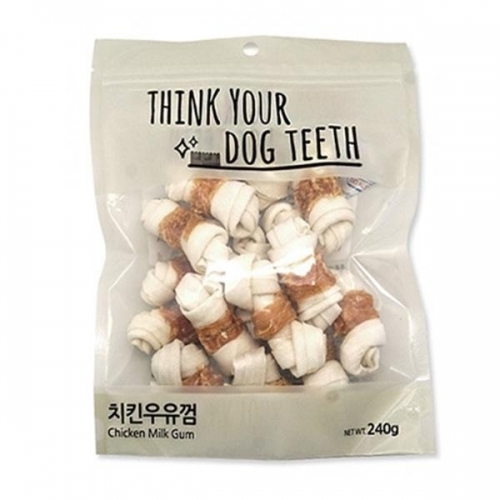 치킨딩고 우유껌(소) 15P 애완용품 강아지간식