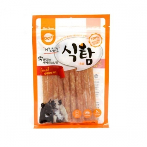 거침없는 식탐 라이스사사미스틱 100g (국내제조)