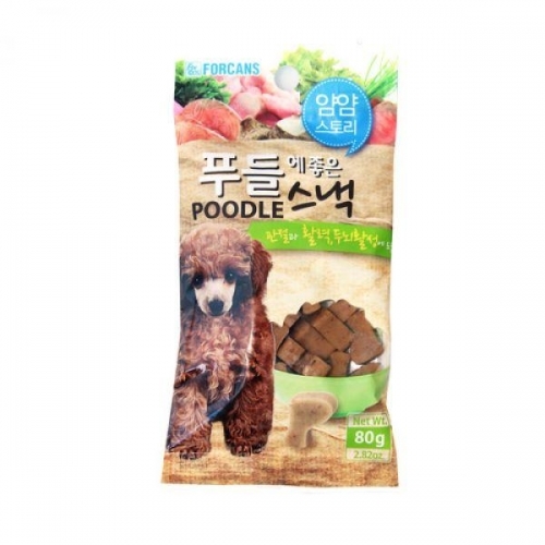 포켄스 얌얌 스토리 - 푸들에 좋은스낵 80g