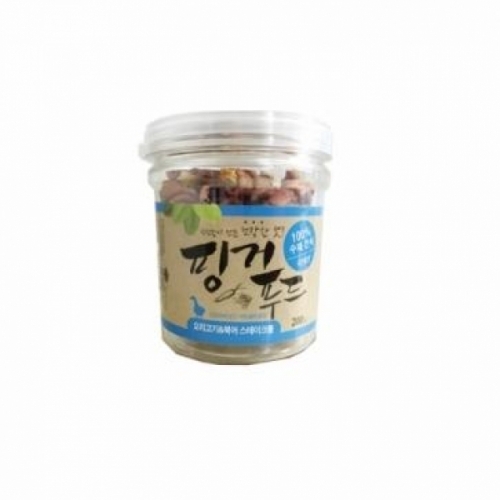 핑거푸드 오리 북어 스테이크 200g 수제간식