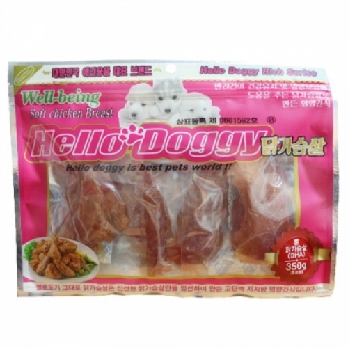 헬로도기 통닭가슴살 DHA 350g