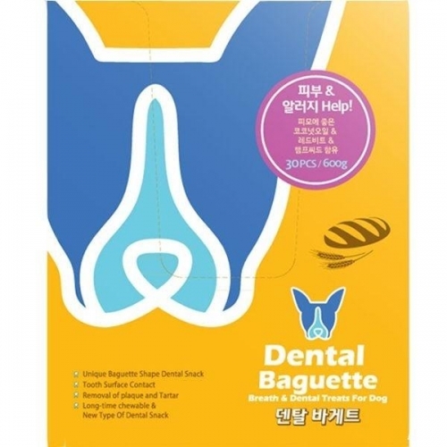 덴탈 바게트 벨류팩 30p - 애견껌 애견간식