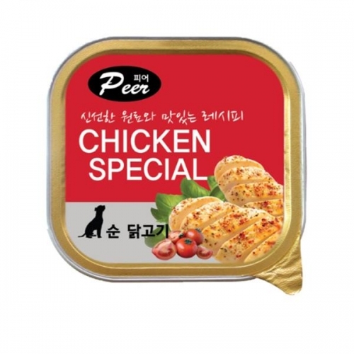 피어(peer) 순 닭고기캔 100g 10개묶음