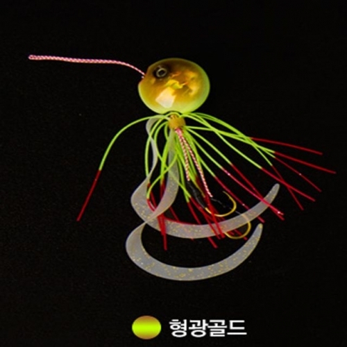 바다낚시 유동식 타이라바 80g (형광골드) 낚시용품