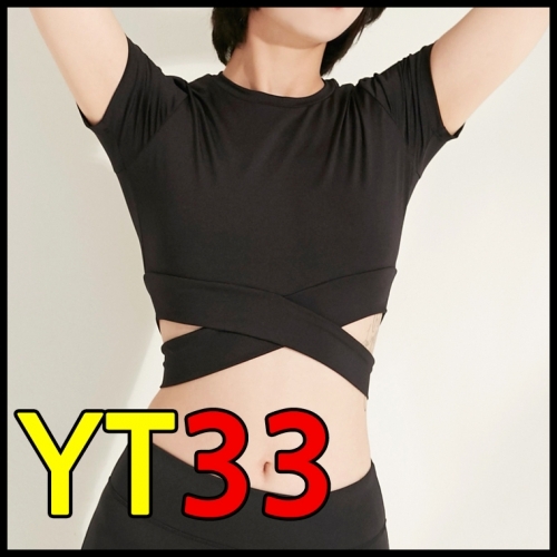 YT33/엑스밴딩탑/크롭브라탑/요가복/트레이닝복/크롭탑/크롭티