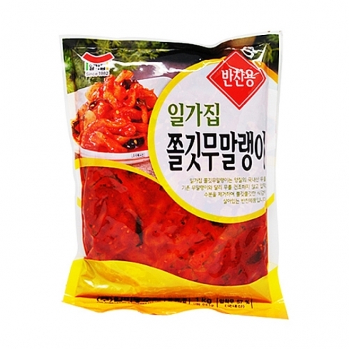 쫄깃무말랭이무침 1kg X 6EA_1BOX 일가집