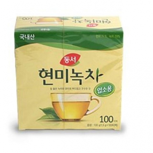 동서 업소용 현미녹차 100T cm