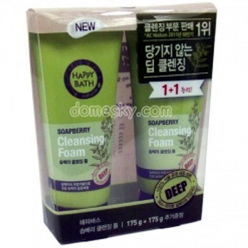 해피바스 솝베리 클렌징폼 175g＋175g／ 클렌징폼 폼클렌징 클렌징 폼클랜징 폼