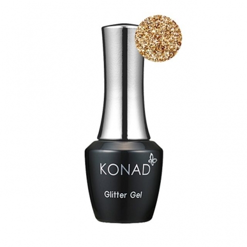KONAD 컬러 젤 폴리쉬 글리터 골드 네일아트