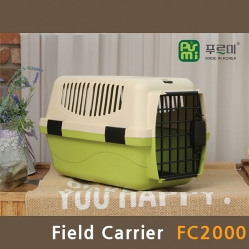 애견 강아지 캐리어 유모차 푸르미 이동장(그린) 1 EA