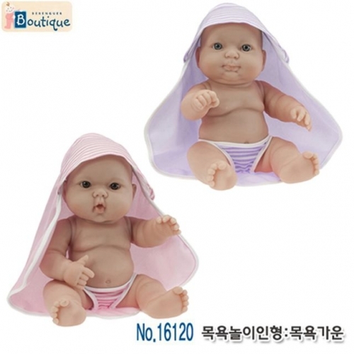 베렝구어 목욕놀이인형 목욕가운 36Cm 인형 (랜덤 1개)