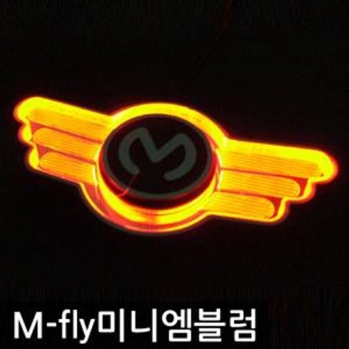 M-fly 미니 엠블럼 엠블렘 자동차 악세사리