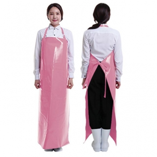 목걸이형 방수 앞치마대 화이트