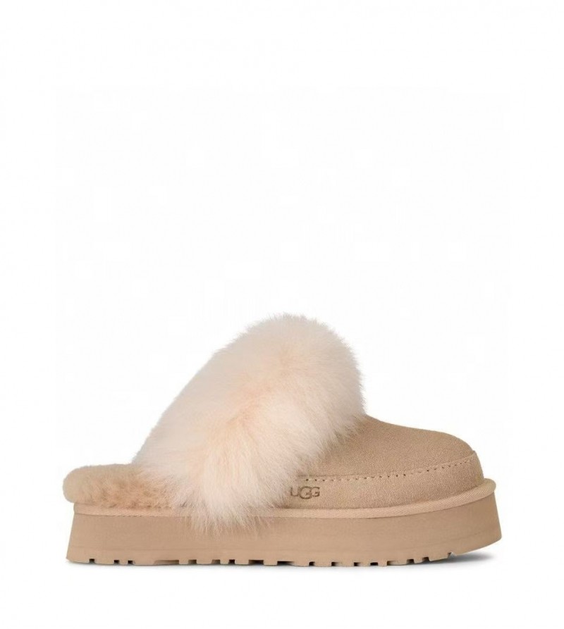 어그 디스켓 샬레 스웨이드 로고 슬리퍼 1173930