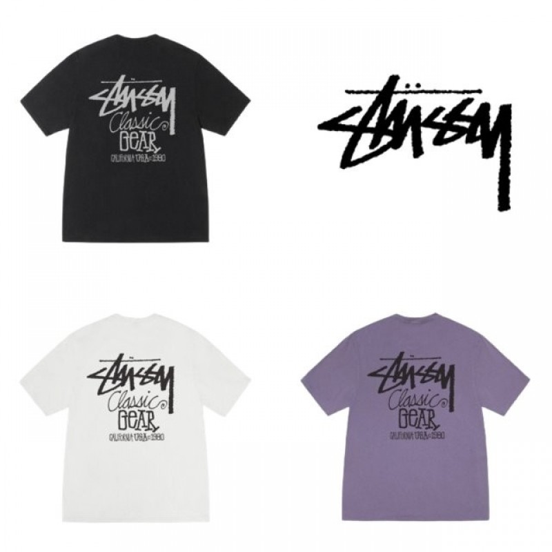 스투시 피그먼트 다이드 클래식 기어 티셔츠 내츄럴 Stussy Pigment Dyed Classic Gear T-Shirt Natural 19