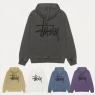 스투시 후드집업 후드티 맨투맨 베이직 피그먼트 다이드 남성 여성 자켓 5컬러