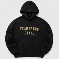 피어오브갓 에센셜 남성 기모 후드티 192BT246250F