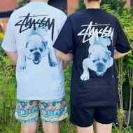 스투시 반팔 커플티 티셔츠 STOCKDOG L